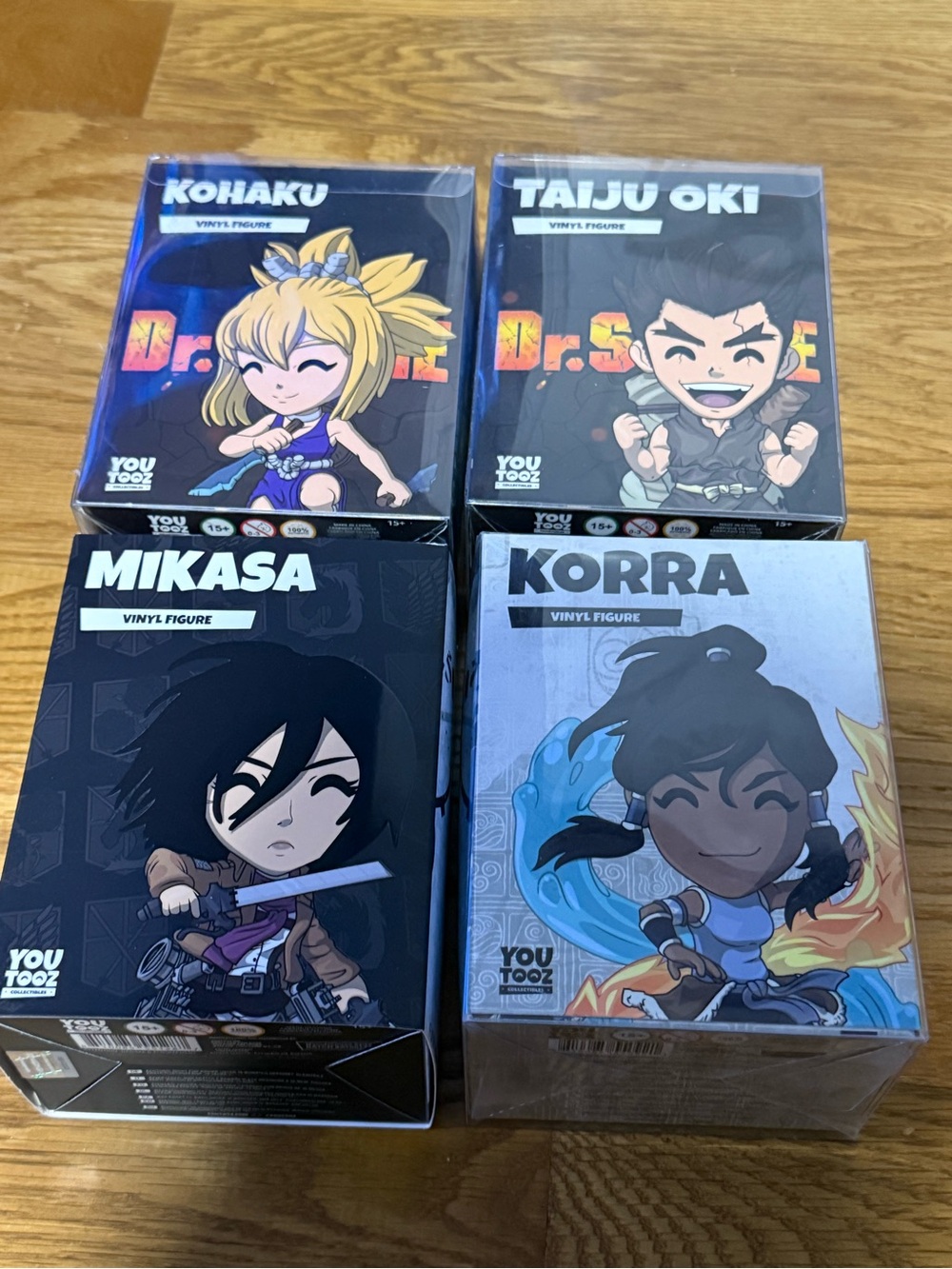 Lot Of 4 Collectable Anime Vinyl Figures